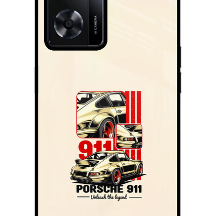 Classic Porsche 911 Oppo A57 2022 Glass Case