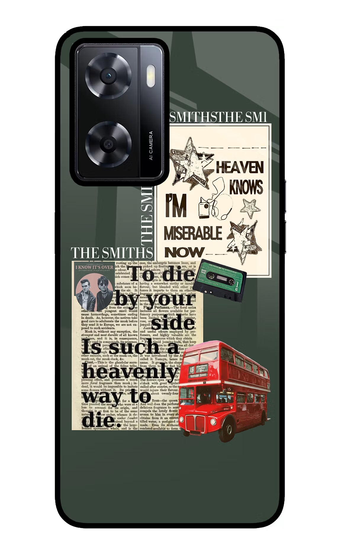 The Smiths Oppo A57 2022 Glass Case Back Cover by Casekaro
