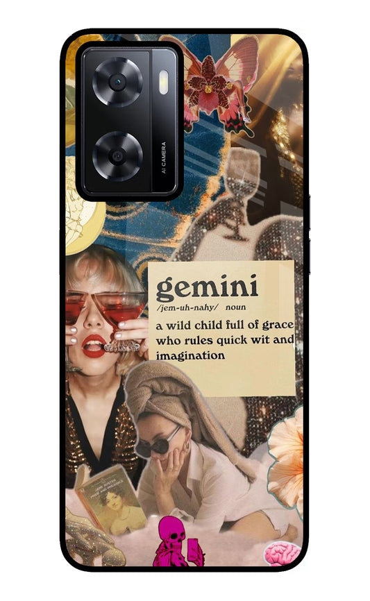 Gemini Zodiac Oppo A57 2022 Glass Case