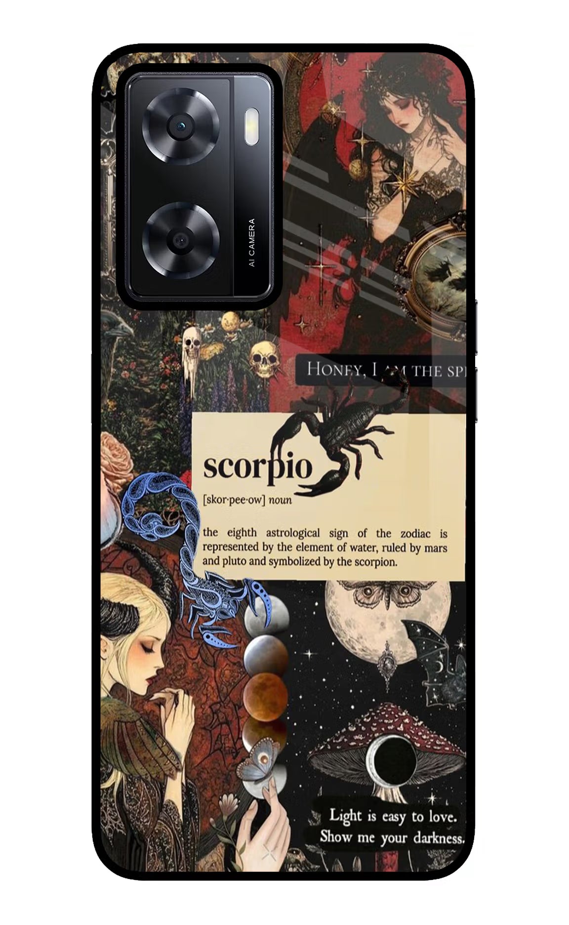 Scorpio Zodiac Oppo A57 2022 Glass Case