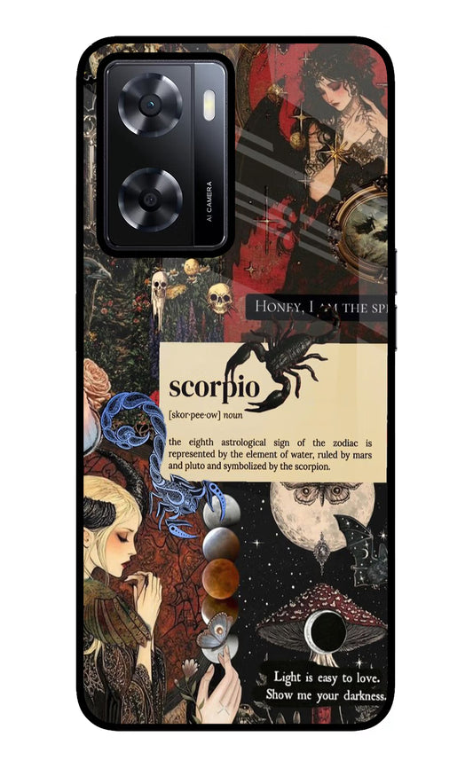 Scorpio Zodiac Oppo A57 2022 Glass Case