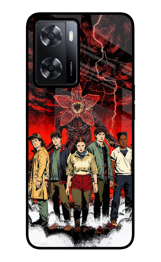 Ordinary Things Characters Oppo A57 2022 Glass Case