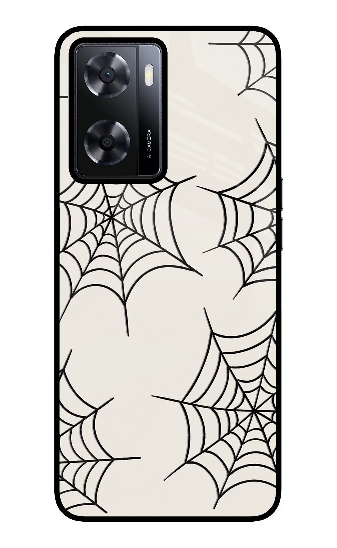 Spider Web Oppo A57 2022 Glass Case