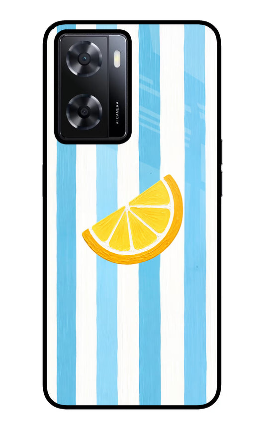 Summer Lemon Oppo A57 2022 Glass Case