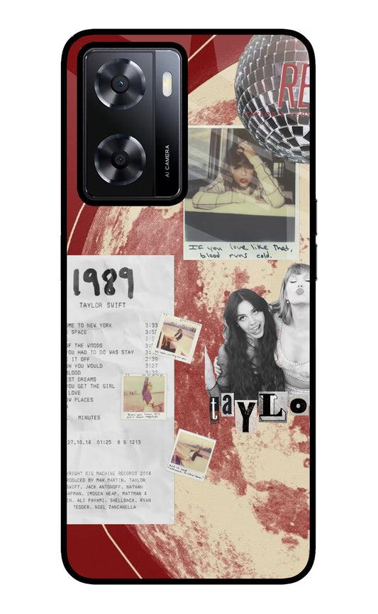 Taylor Swift Oppo A57 2022 Glass Case