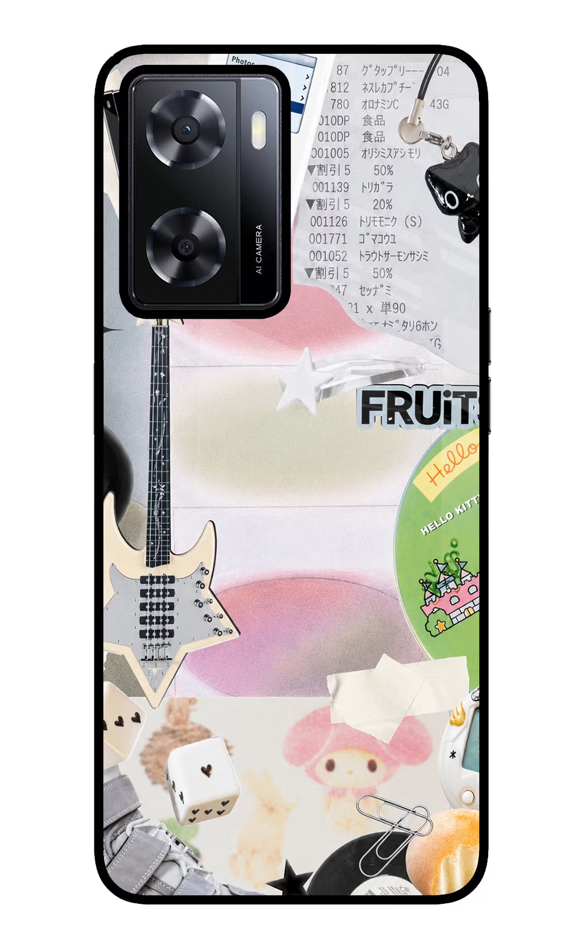 Softcore case Oppo A57 2022 Glass Case Back Cover by Casekaro
