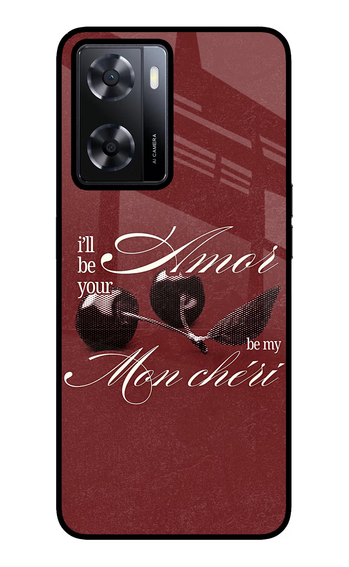 Velvet Cherry Oppo A57 2022 Glass Case
