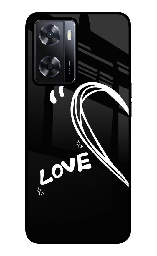 Love Line Oppo A57 2022 Glass Case