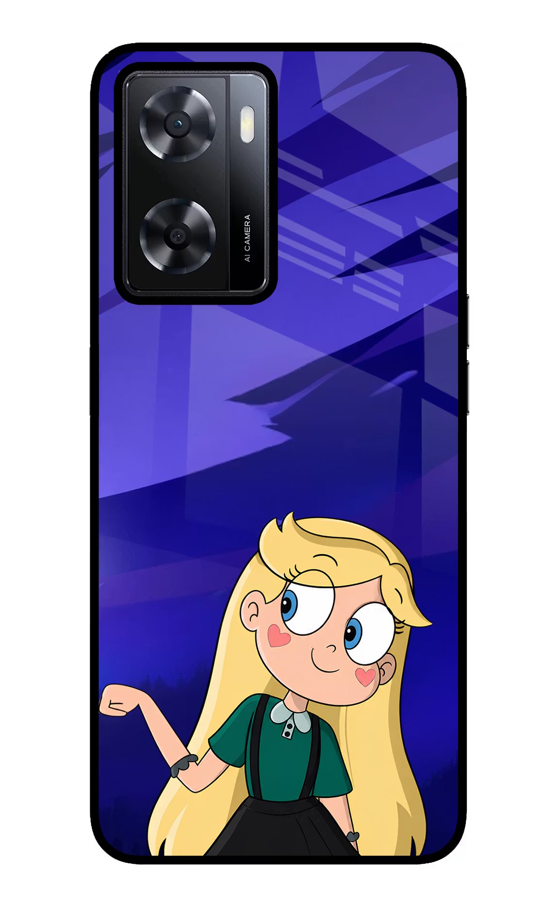 Star Glow Oppo A57 2022 Glass Case