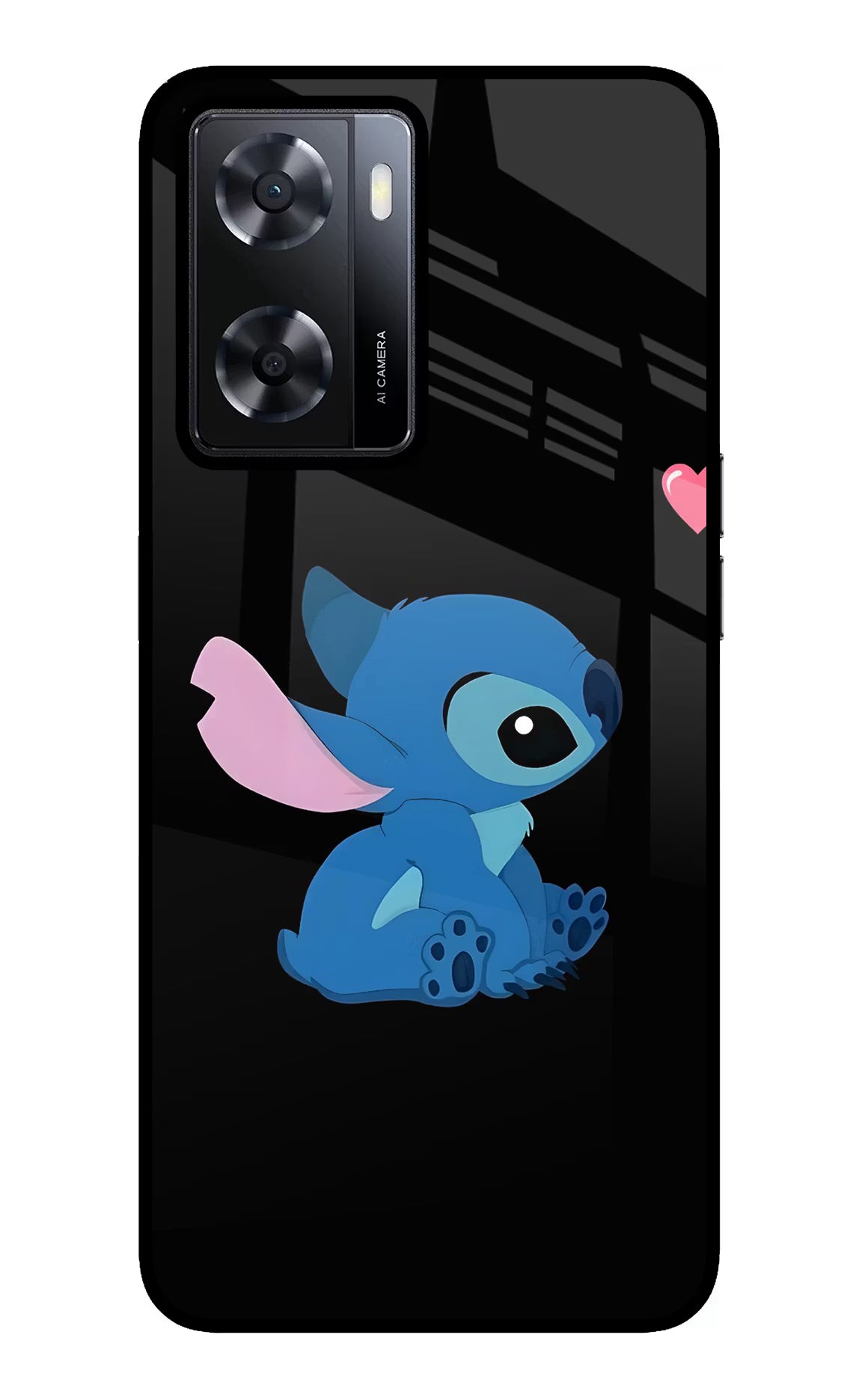 Stitch Crush Oppo A57 2022 Glass Case