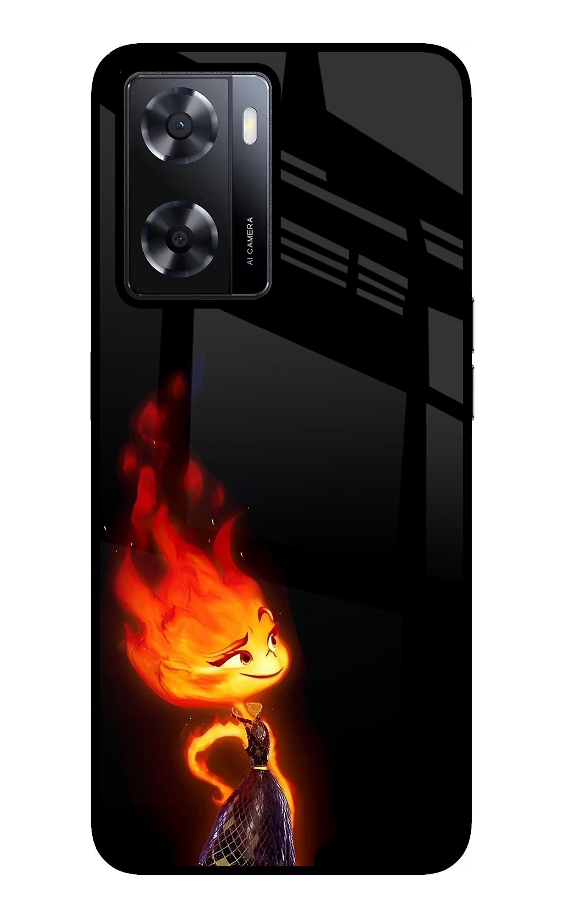 Ember Flame Oppo A57 2022 Glass Case