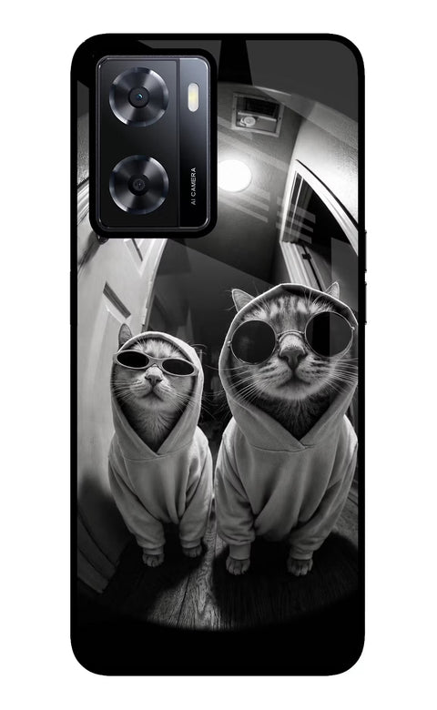 Hood Cats Oppo A57 2022 Glass Case