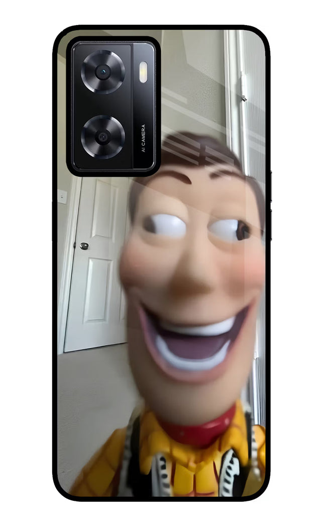 Side Eye Woody Oppo A57 2022 Glass Case