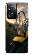 Rollercoaster Dog Oppo A57 2022 Glass Case