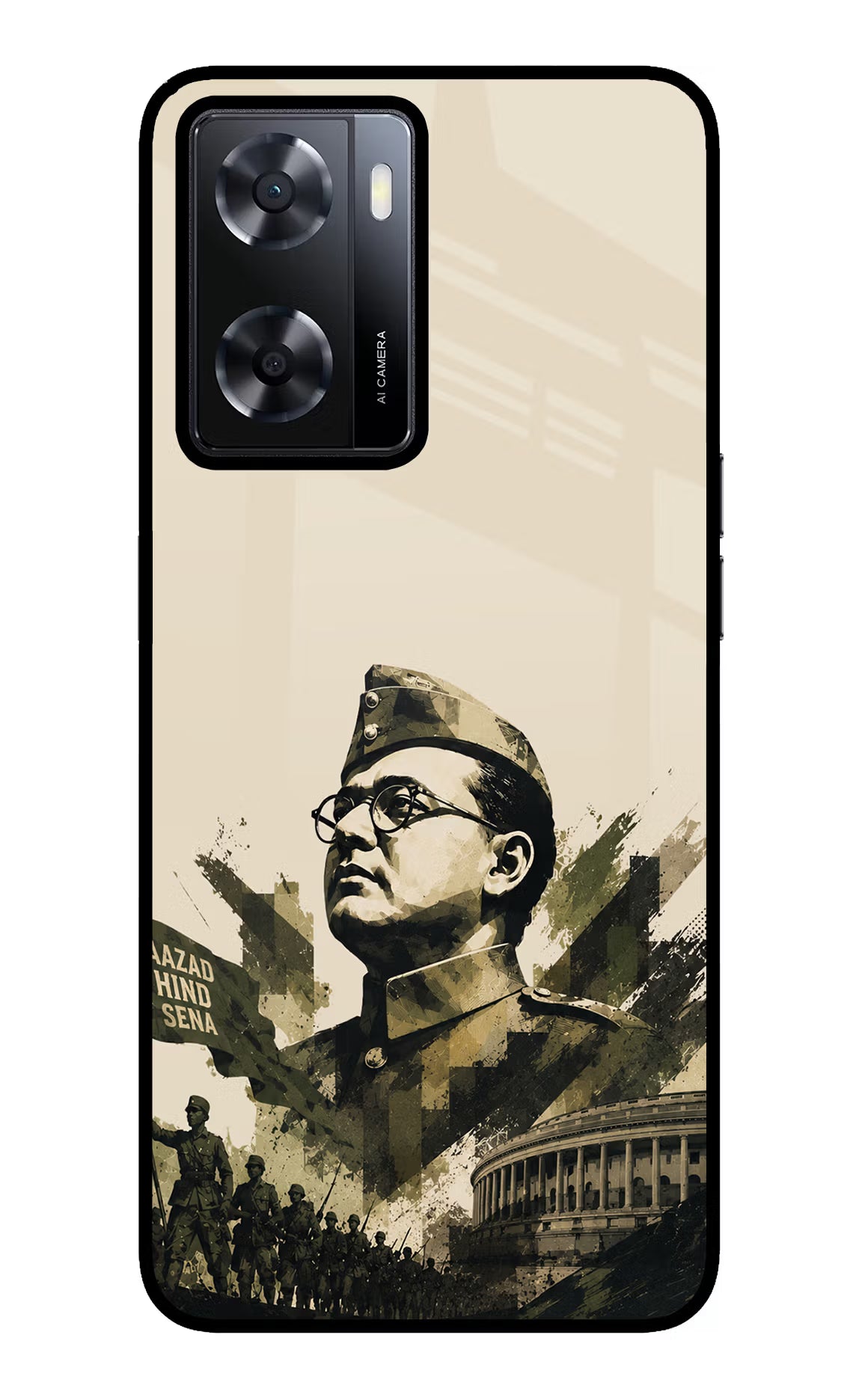 Netaji Rising Oppo A57 2022 Glass Case