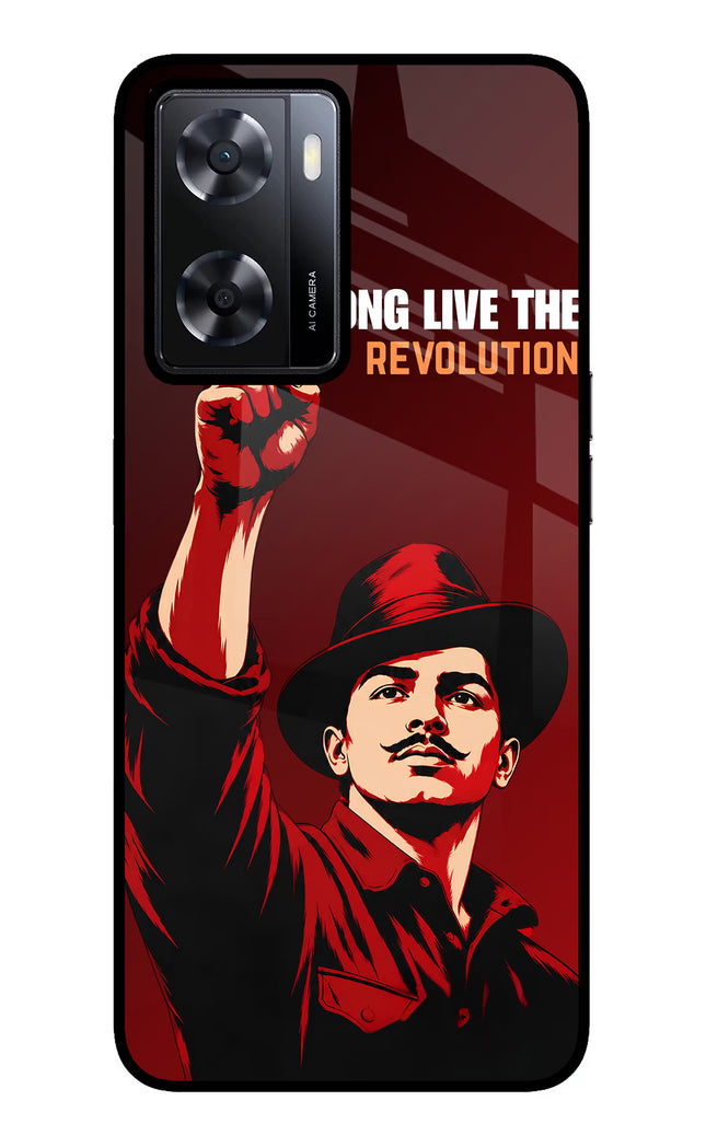 Bhagat Singh Revolution Oppo A57 2022 Glass Case