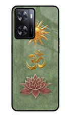 Om & Lotus Oppo A57 2022 Glass Case