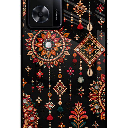 Boho Noir Oppo A57 2022 Glass Case