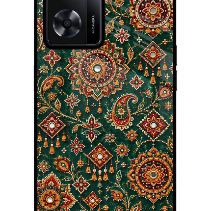 Green Pataka Oppo A57 2022 Glass Case