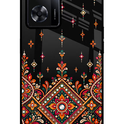 Noir Mehfil Oppo A57 2022 Glass Case
