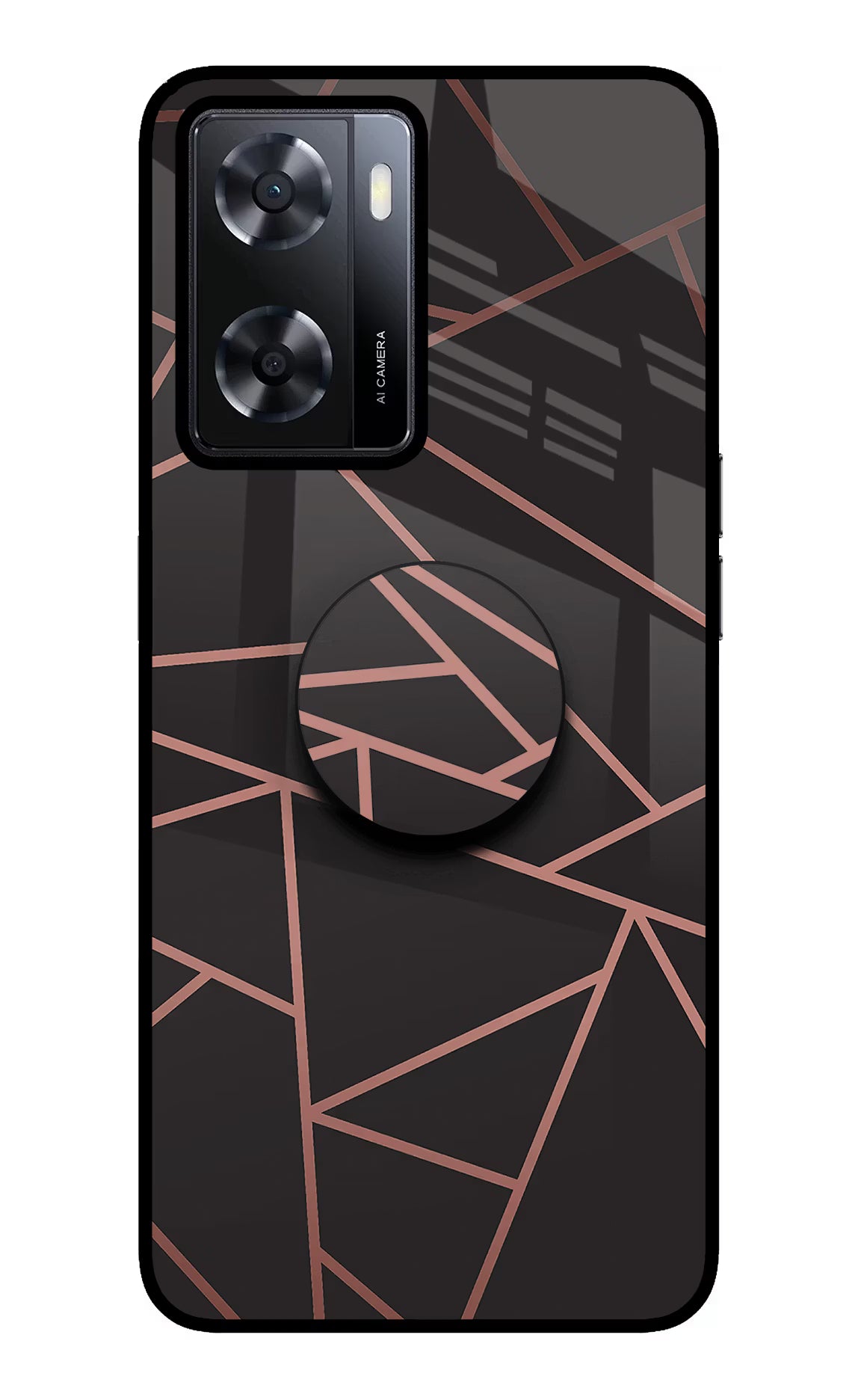 Geometric Pattern Oppo A57 2022 Pop Case by Casekaro