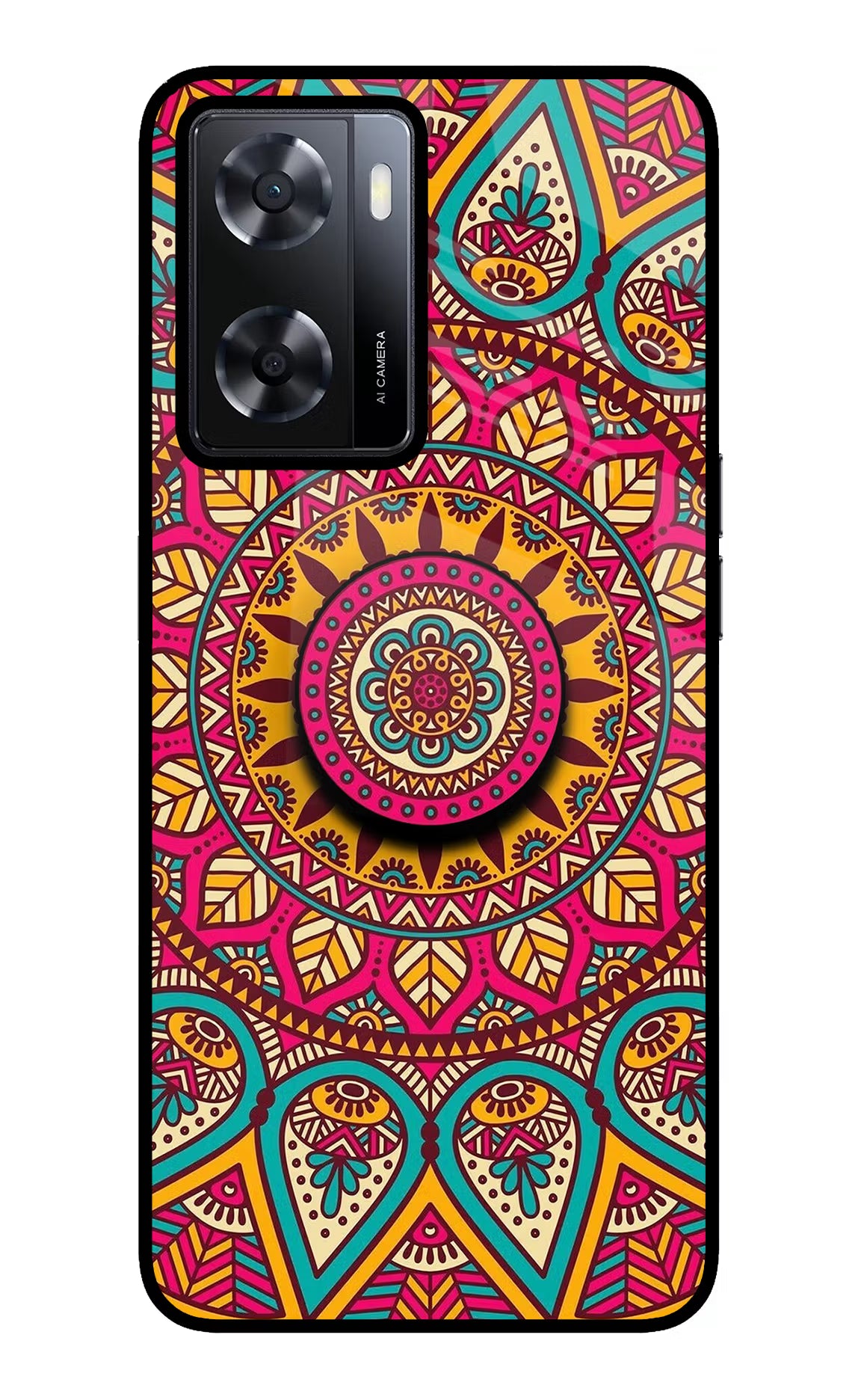 Mandala Oppo A57 2022 Glass Case