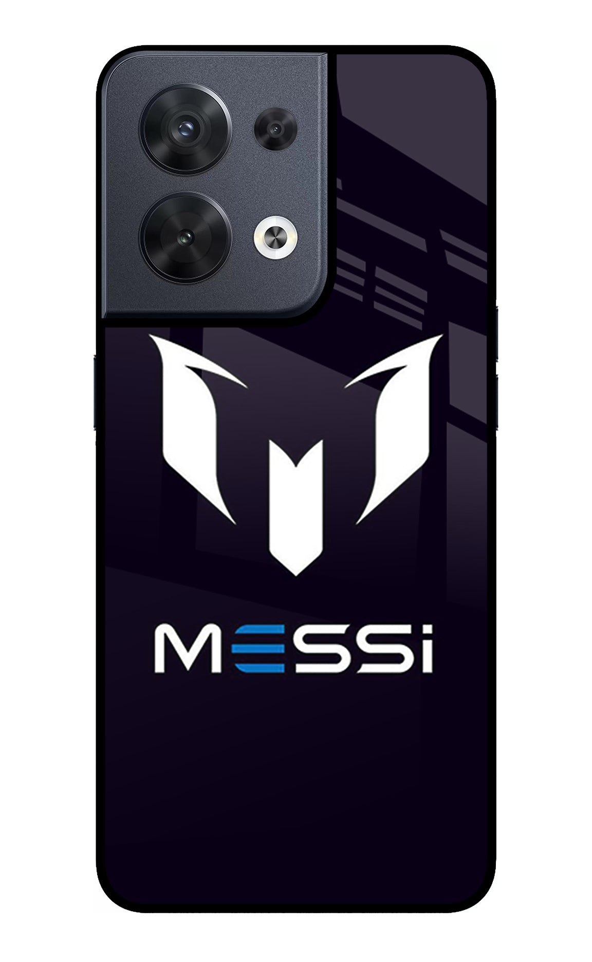 Messi Logo Oppo Reno8 Glass Case