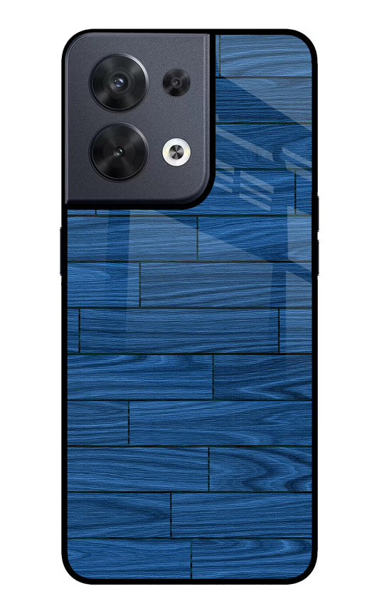 Wooden Texture Oppo Reno8 Glass Case