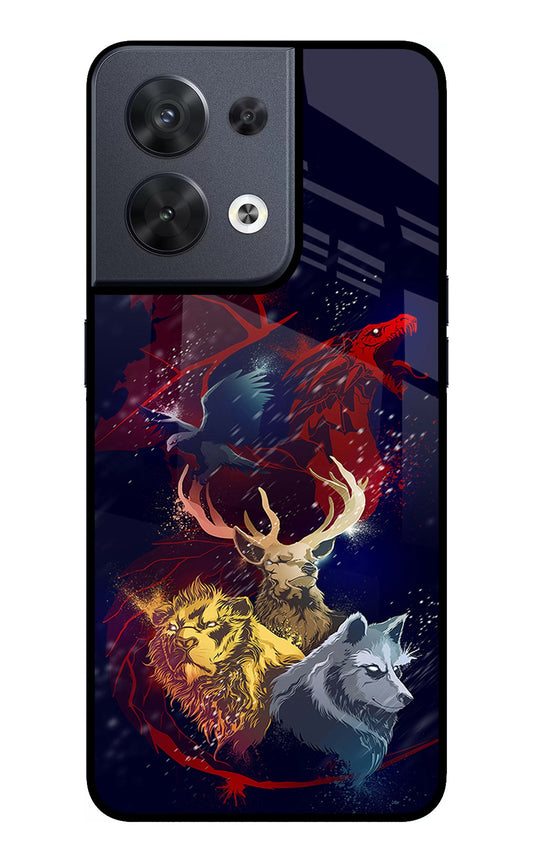Game Of Thrones Oppo Reno8 Glass Case