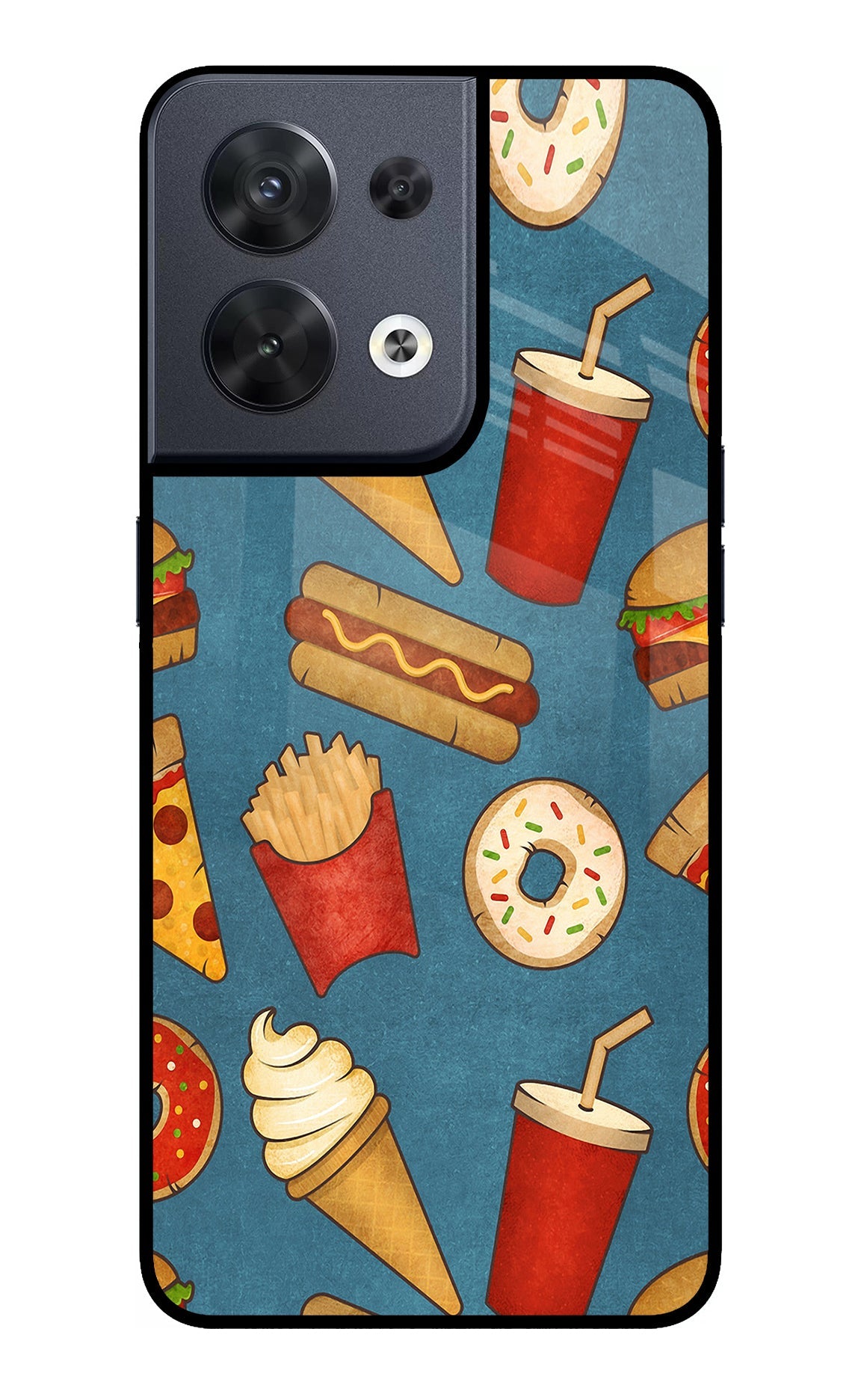 Foodie Oppo Reno8 Back Cover