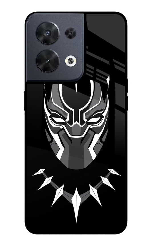 Black Panther Oppo Reno8 Glass Case