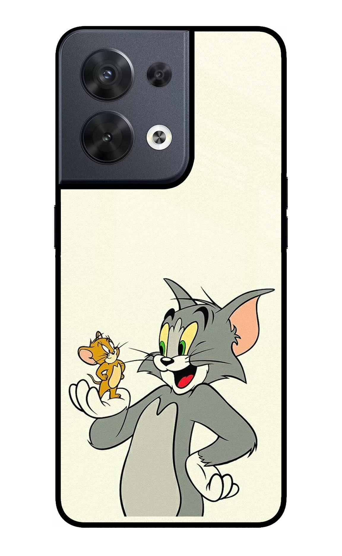 Tom & Jerry Oppo Reno8 Glass Case
