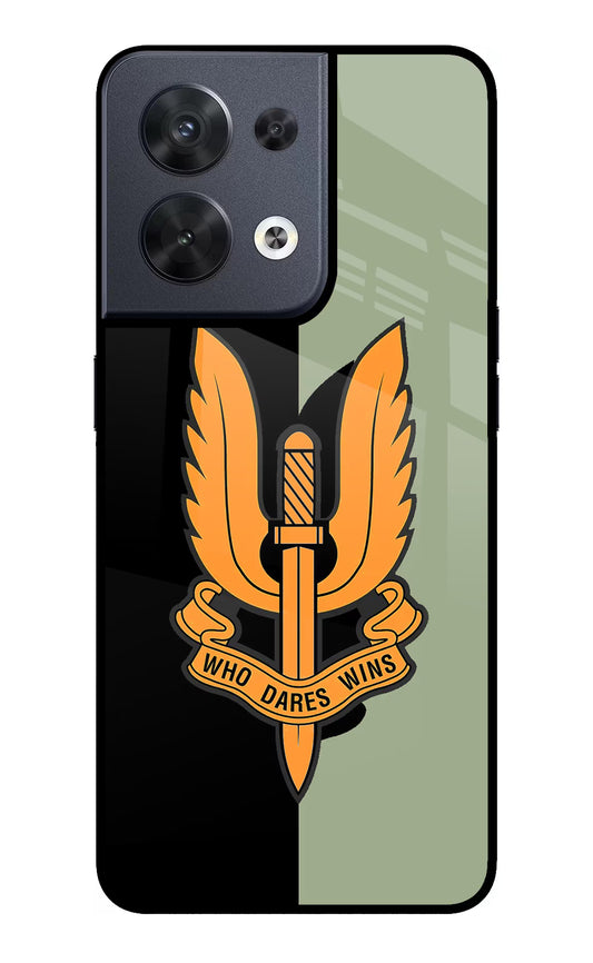 Balidan Logo Oppo Reno8 Glass Case