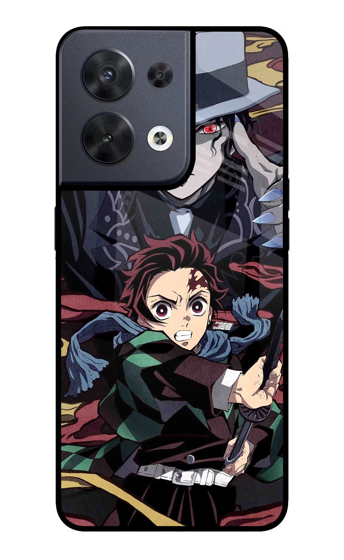Demon Slayer Oppo Reno8 Glass Case