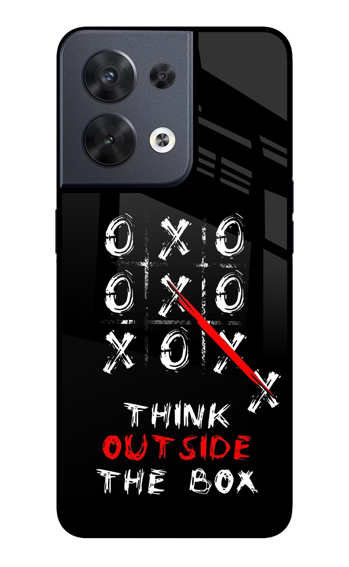 Think out of the BOX Oppo Reno8 Back Cover