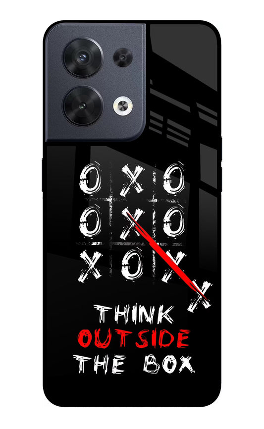Think out of the BOX Oppo Reno8 Glass Case