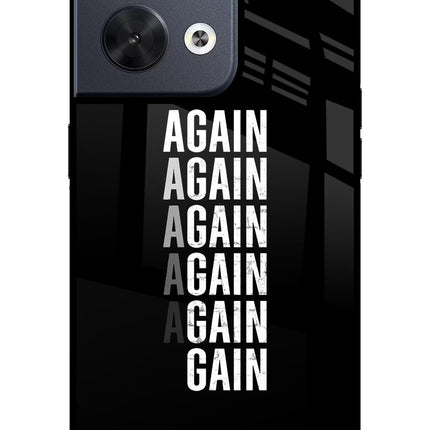 Again Again Gain Oppo Reno8 Glass Case