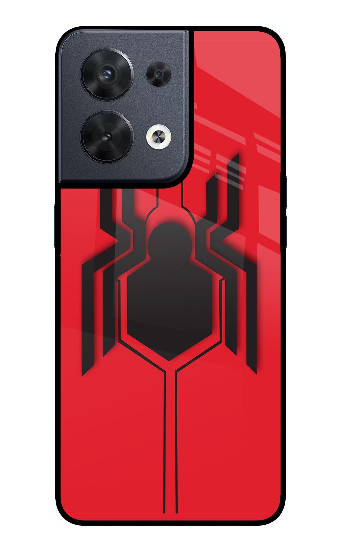 Spider Oppo Reno8 Glass Case