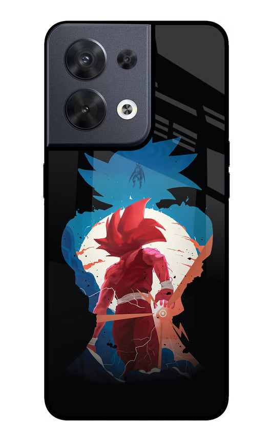 Goku Oppo Reno8 Glass Case