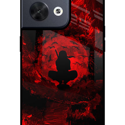 Itachi Uchiha Oppo Reno8 Glass Case Back Cover by Casekaro