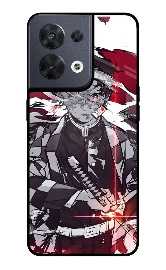 Demon Slayer Oppo Reno8 Glass Case