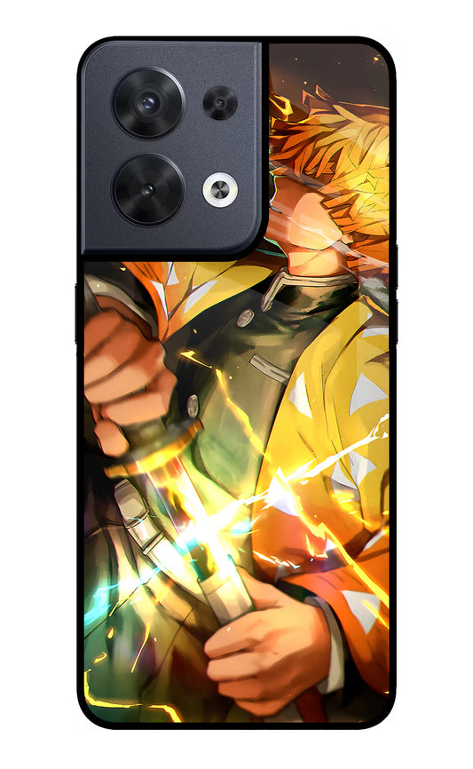 Demon Slayer Oppo Reno8 Glass Case