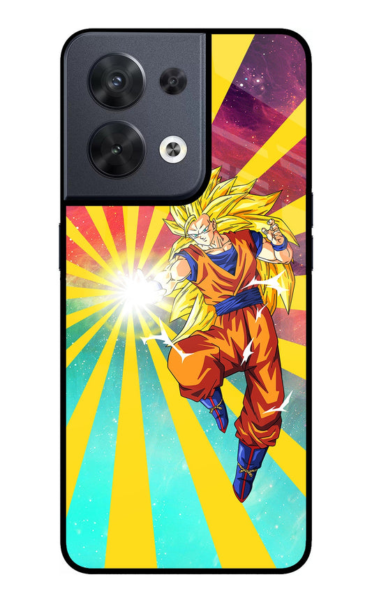Goku Super Saiyan Oppo Reno8 Glass Case