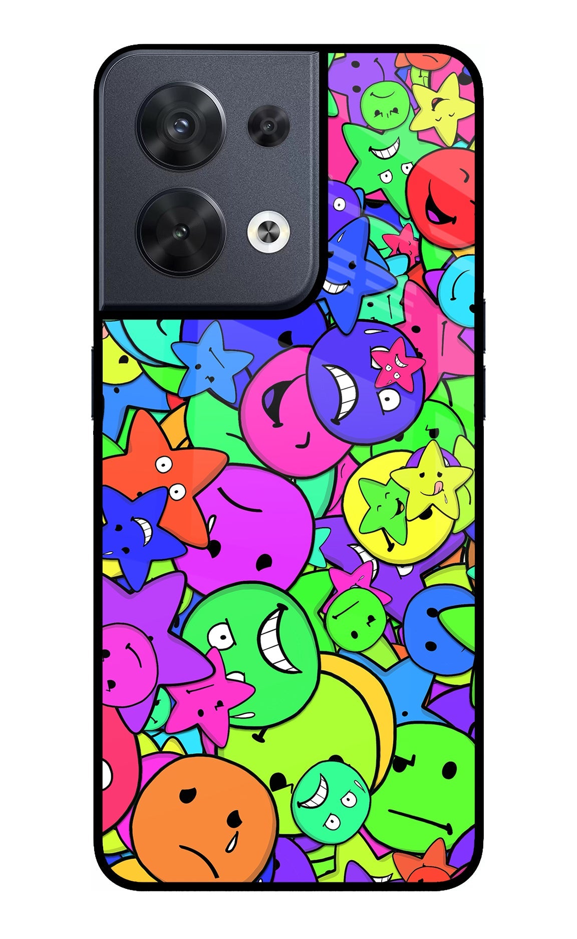 Fun Doodle Oppo Reno8 Back Cover