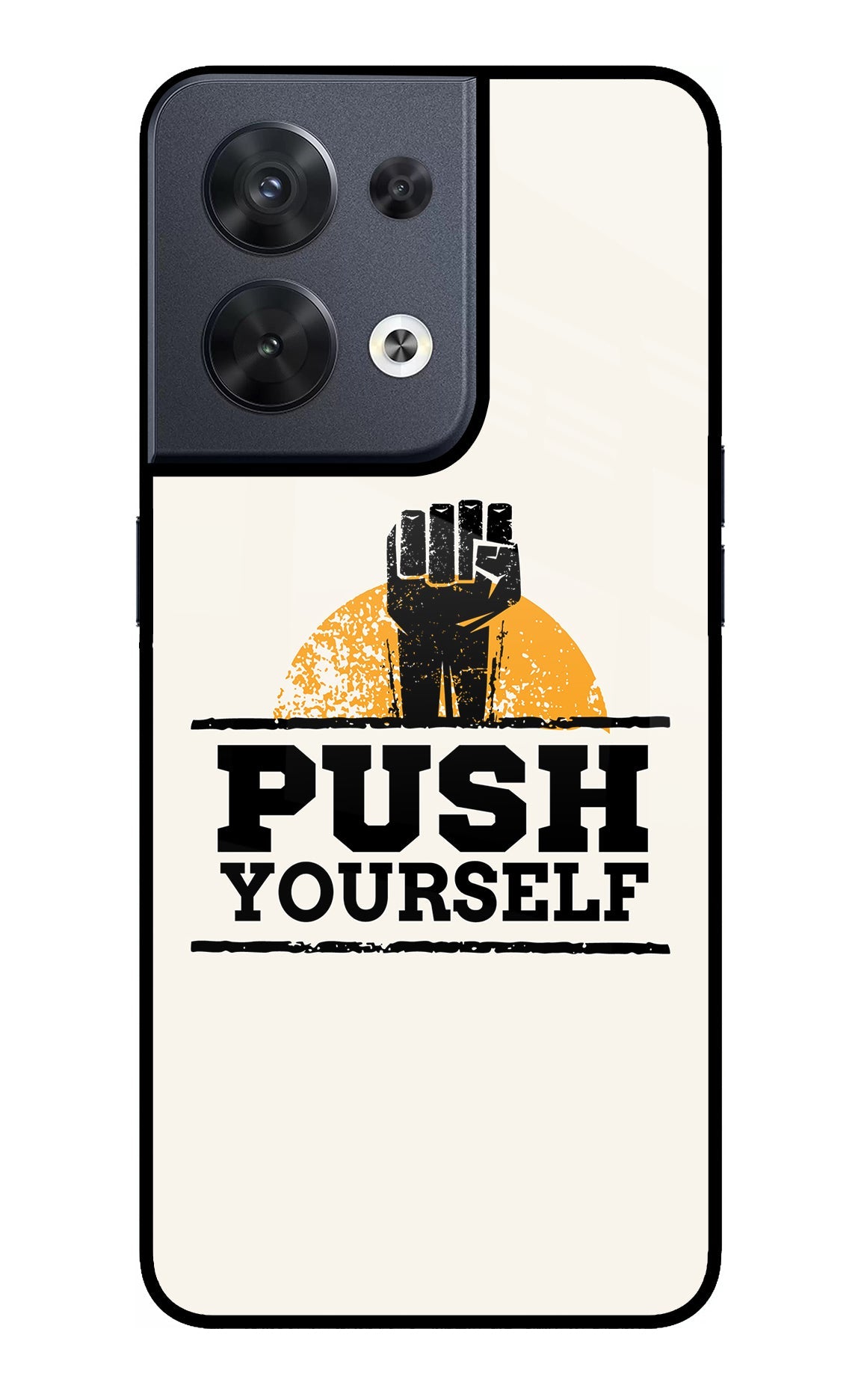 Push Yourself Oppo Reno8 Back Cover