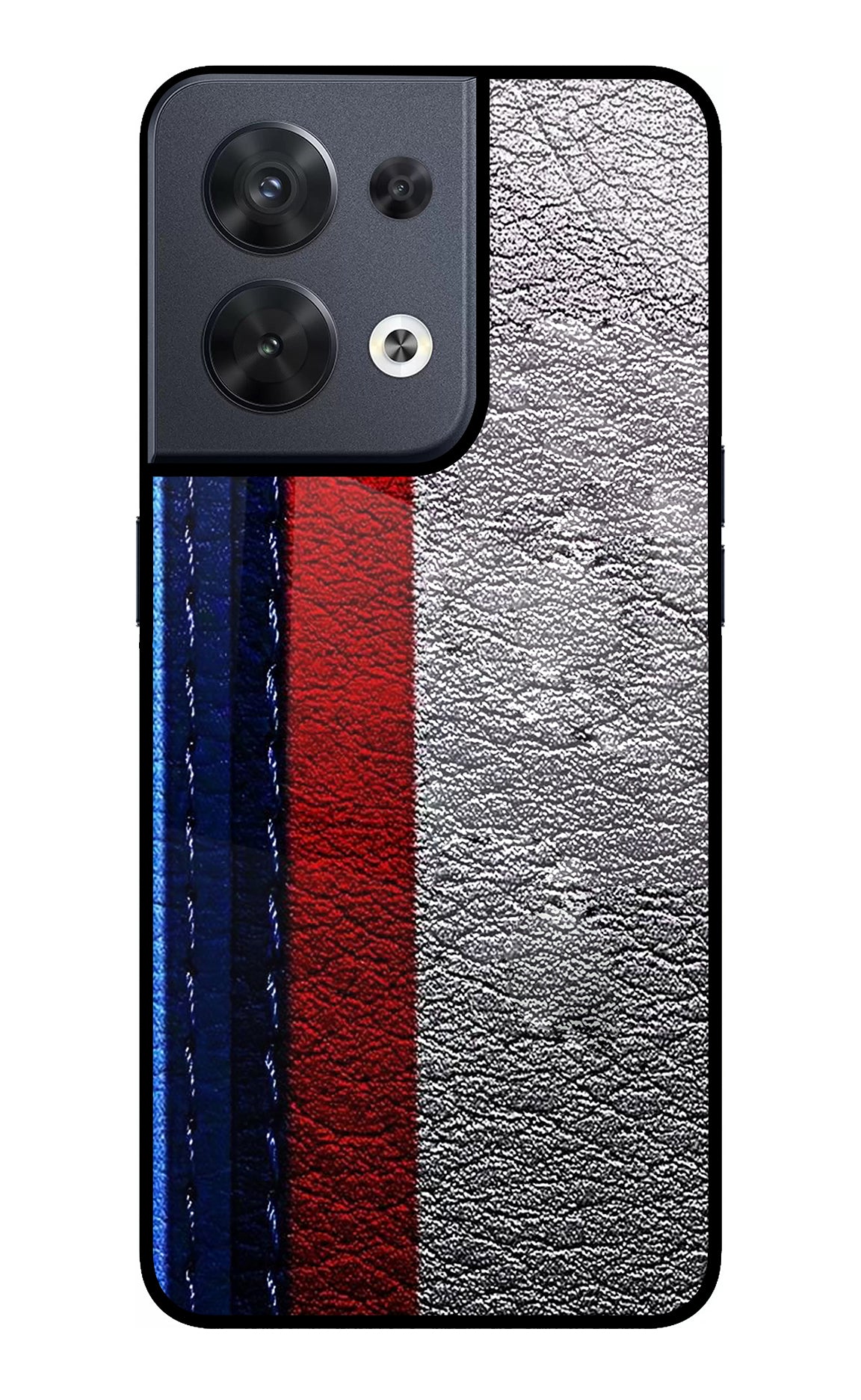 BMW Stripes Oppo Reno8 Glass Case