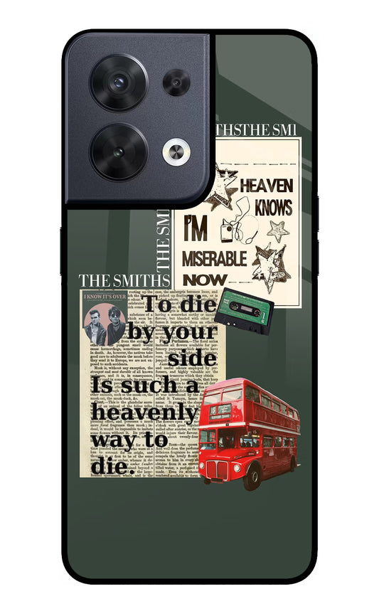 The Smiths Oppo Reno8 Glass Case