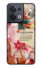 Sagittarius Zodiac Oppo Reno8 Glass Case