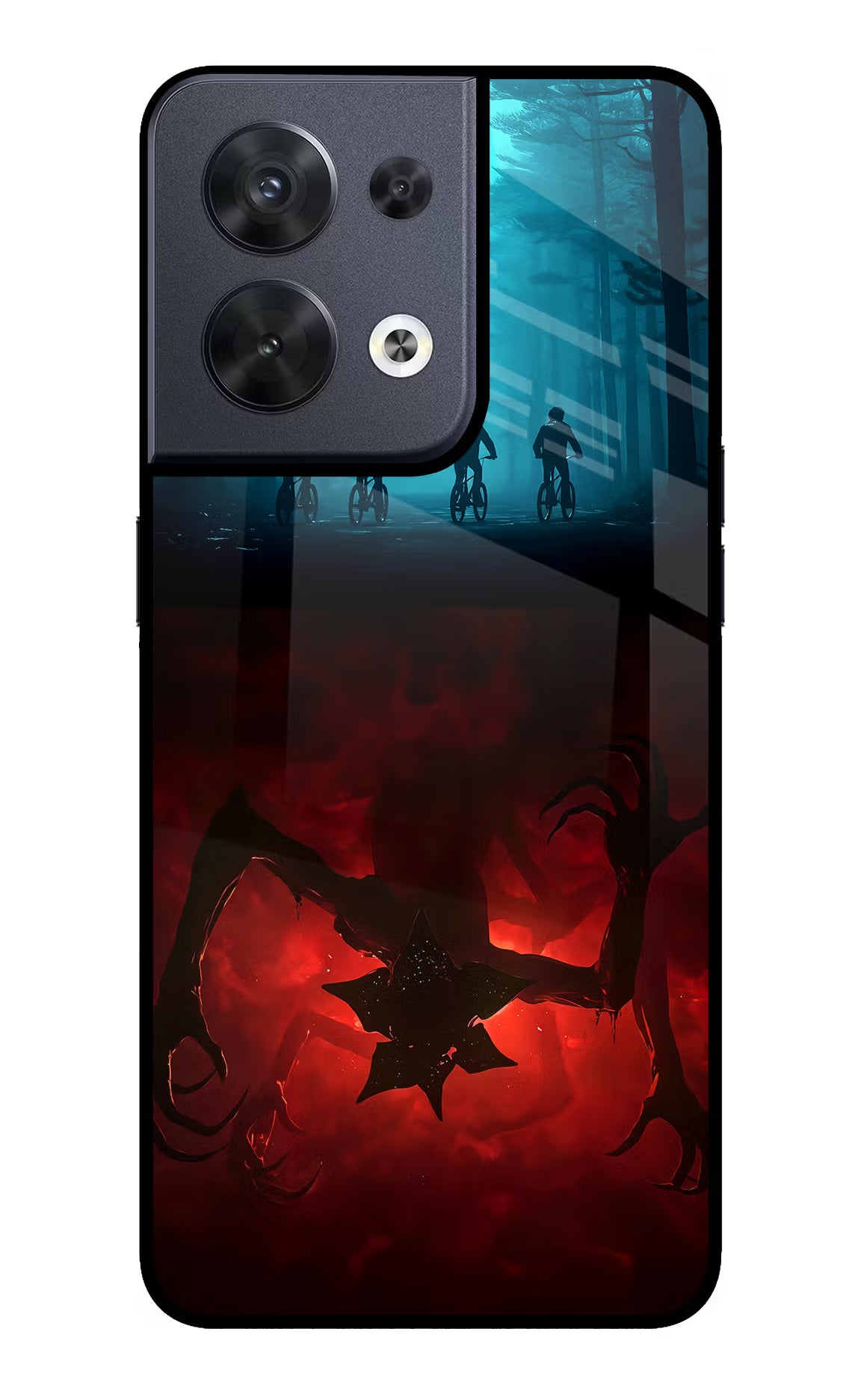 Ordinary Things Downside Up Oppo Reno8 Glass Case