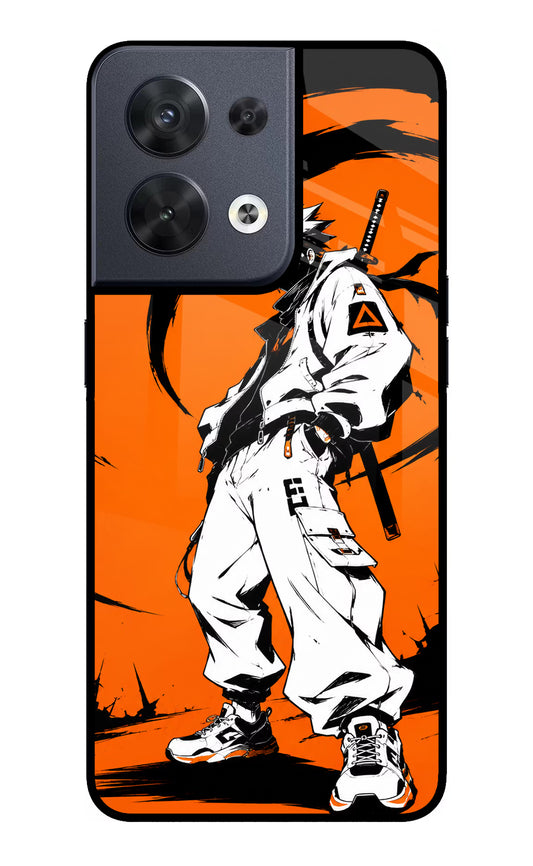 Street Samurai  Oppo Reno8 Glass Case